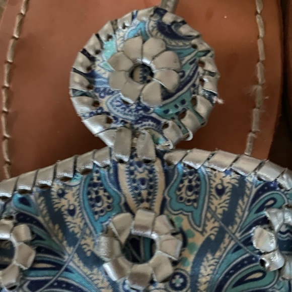 Jack Rogers Shoes - Jack Rogers paisley/silver classics!